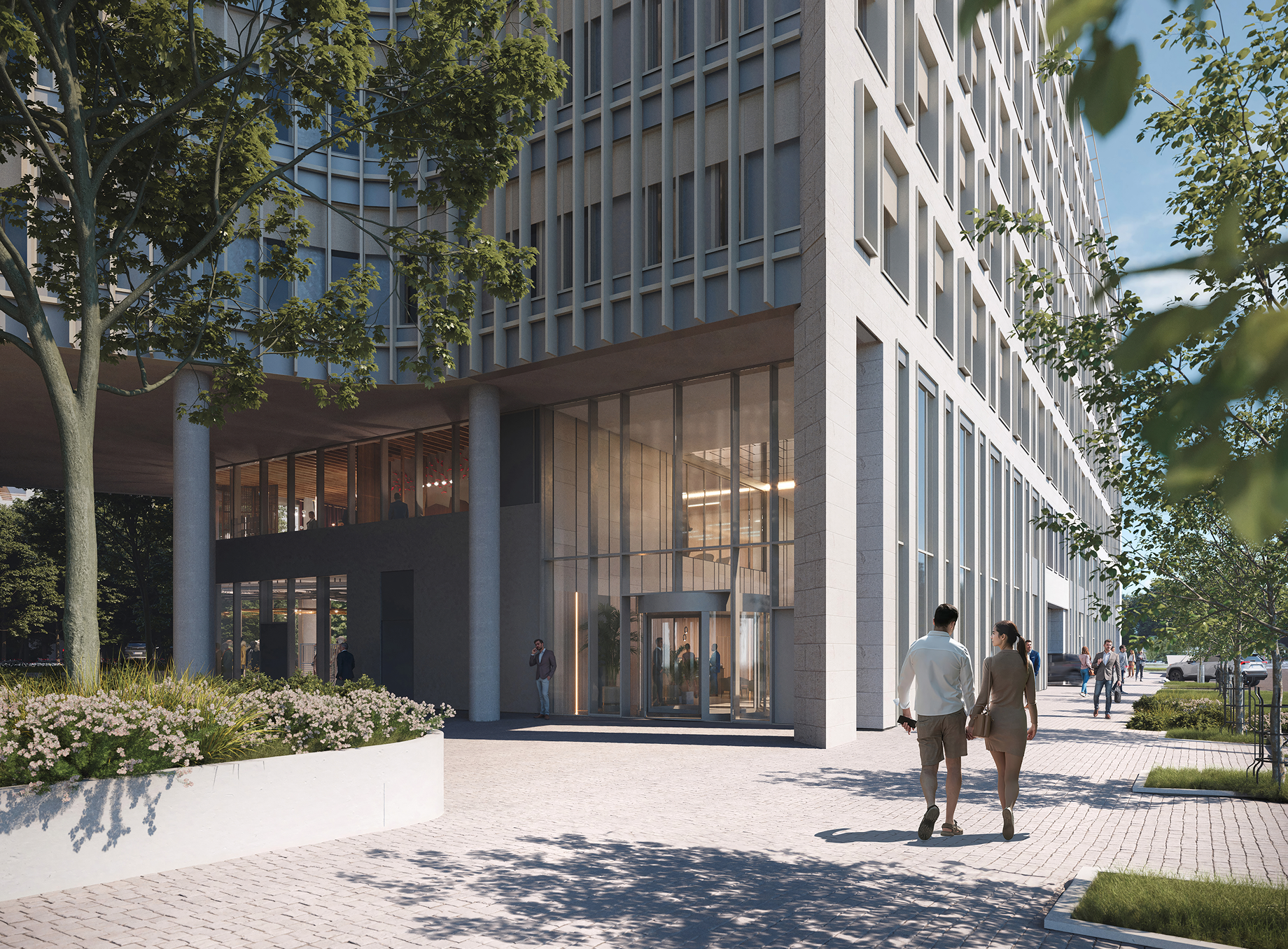 Zelené butikové kancelárie